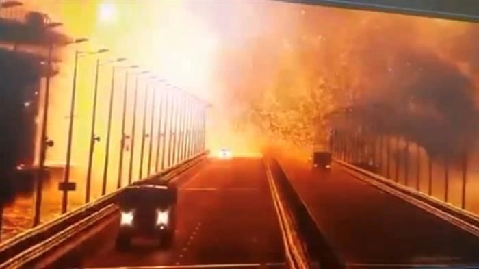 Взрыв на Крымском мосту