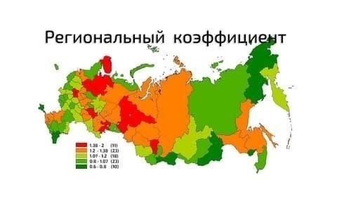 Что такое региональный коэффициент для северных районов России?