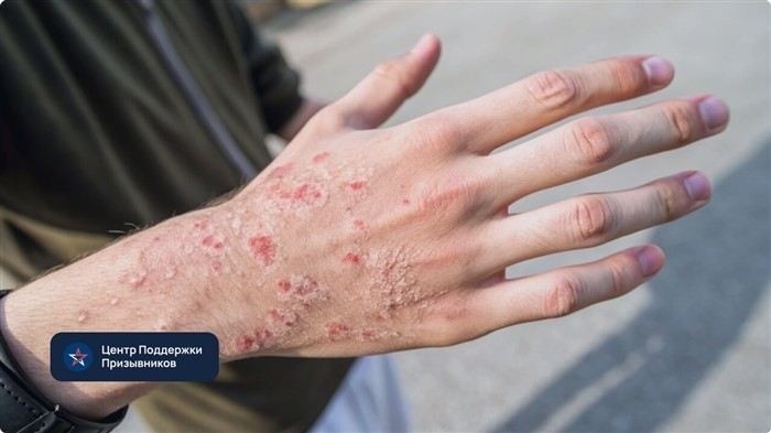 Что такое псориаз и как он влияет на призывника