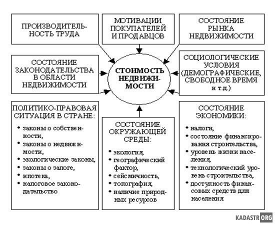 Какие факторы влияют на стоимость недвижимости?