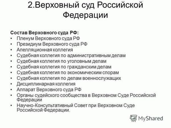 Роль Верховного суда в делах об отставке судей