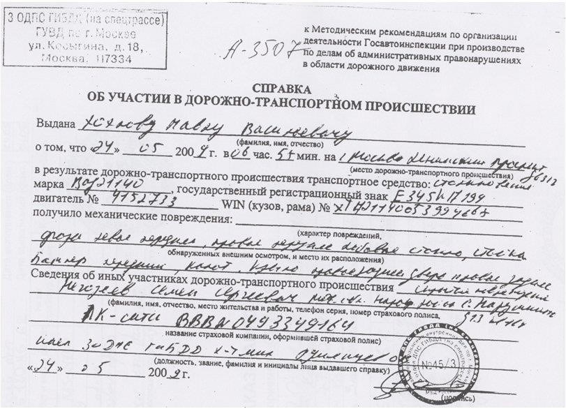 Роль заключения эксперта в установлении ответственности за дорожно-транспортное происшествие
